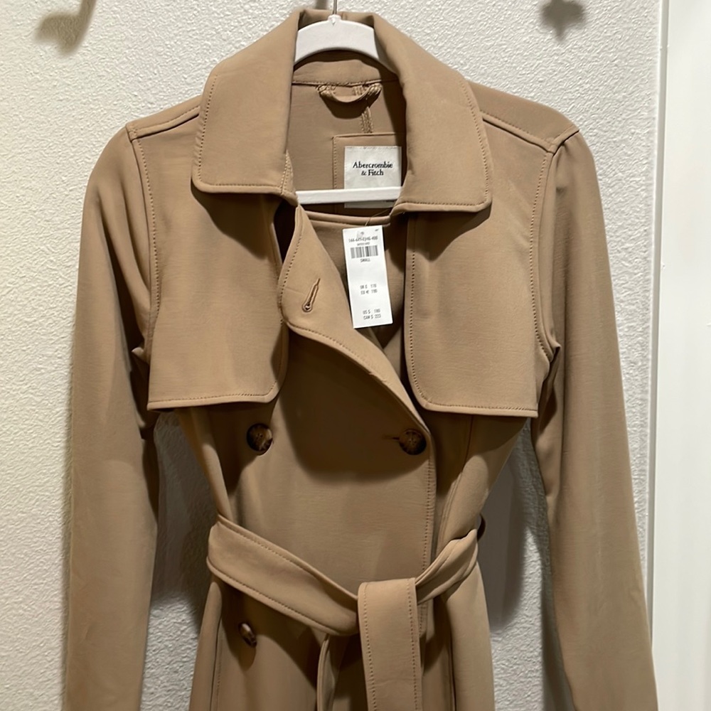 Abercrombie & Fitch Trench Coat, Brand new w tags, size small, brand new w tags